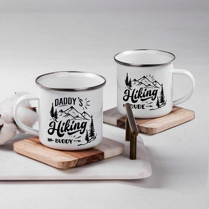 2 Campfire Mug Daddy's Hiking Buddy/Dude Image