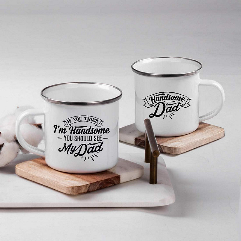 2 Campfire Mug  Handsome/ See My Dad Image
