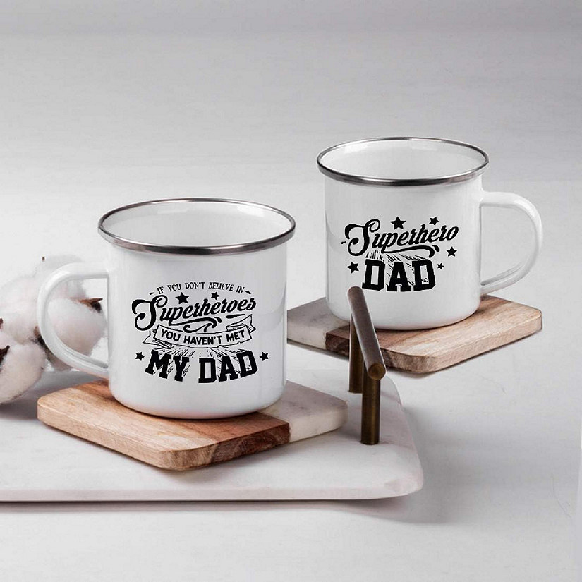 2 Campfire Mug You Don't/Superhero Dad Image