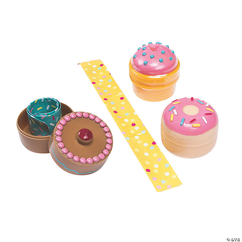 2" Donut Bracelet-Filled Plastic Easter Eggs - 12 Pc. Image