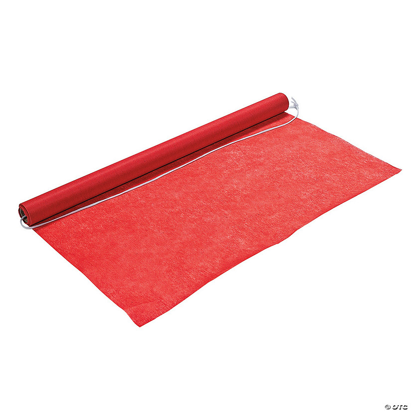 2 Ft. x 15 Ft. Hollywood Movie Night Red Carpet Aisle Runner Image