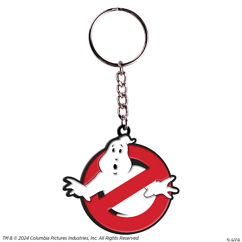 2" Ghostbusters&#8482; No Ghost Symbol Full-Color Metal Keychain Image