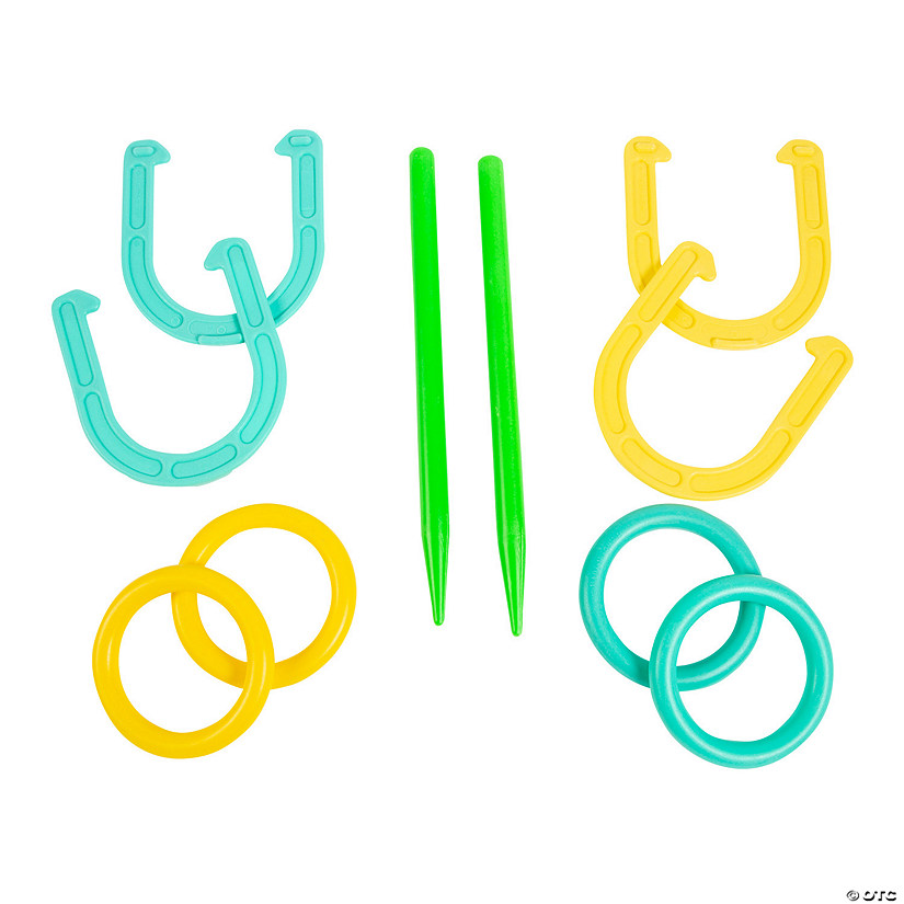 2-in-1 Horseshoe & Ring Toss Game Image