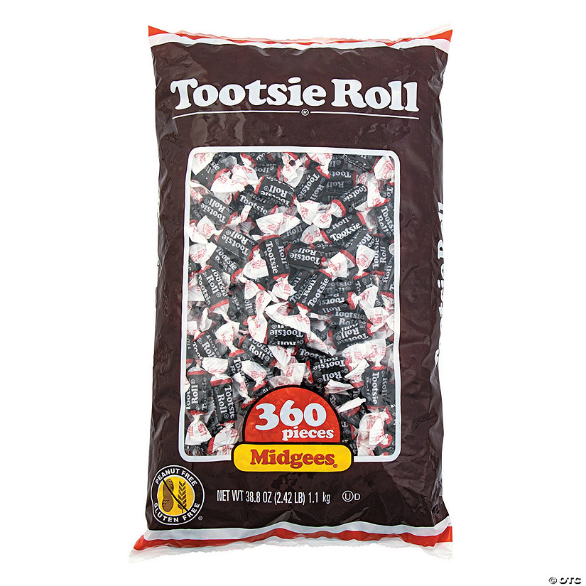 2 lbs. 11 oz. Bulk 360 Pc. Tootsie Roll<sup>&#174;</sup> Midgees<sup>&#174;</sup> Chocolate Candy Image