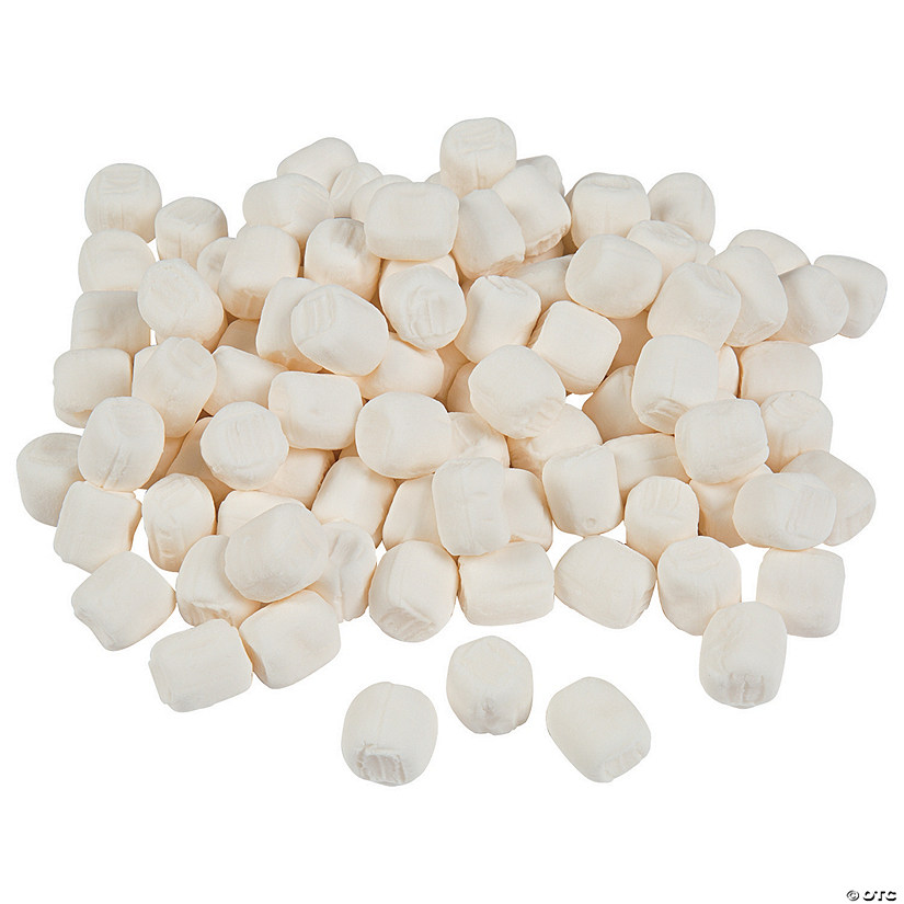 2 lbs. 12 oz. Bulk 344 Pc. White Unwrapped Buttermints Image