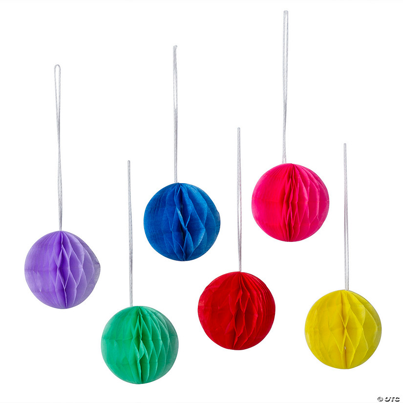 2" Mini Honeycomb Ceiling Decorations - 12 Pc. Image