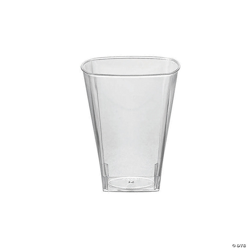2 oz. Clear Square Plastic Shot Glasses (340 Glasses) Image