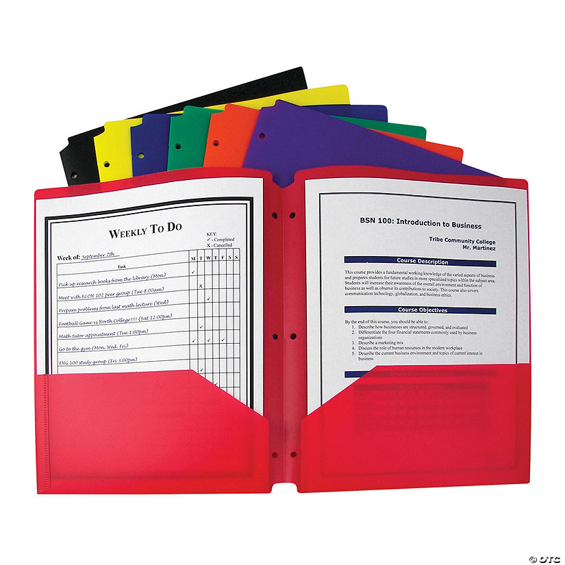 2PKT Heavyweight Portfolio Folder (24) Oriental Trading