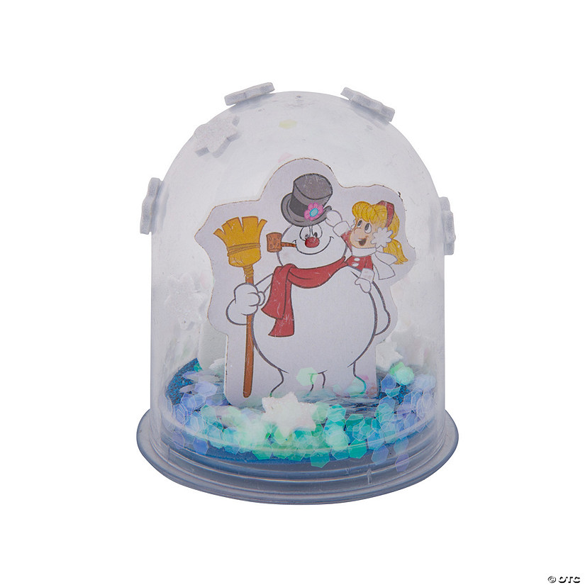 2" x 2 1/4" Frosty the Snowman&#8482; Christmas Snow Globe Craft Kit - Makes 12 Image