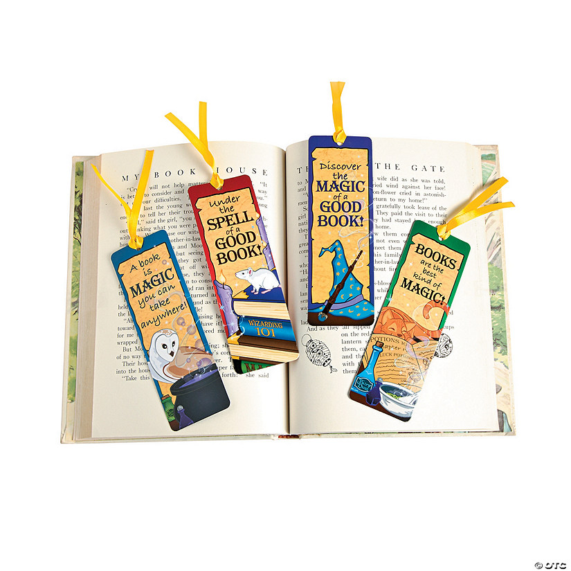 2" x 6" Bulk 48 Pc. Wizard&#8217;s Academy Cardstock Bookmarks Image