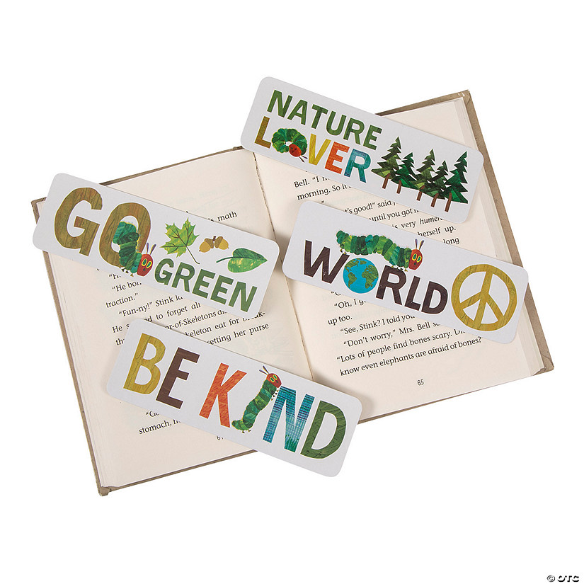 2" x 6" Bulk 48 Pc. World of Eric Carle Love Your Planet Cardstock Bookmarks Image