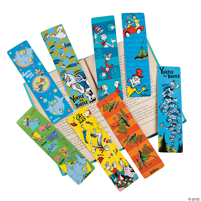 2" x 7 1/4" Bulk 50 Pc. Dr. Seuss&#8482; Story Cardstock Bookmarks Image