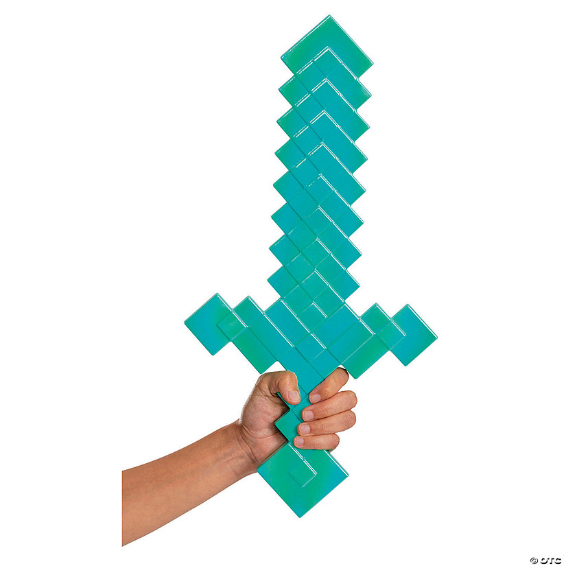 20 1/4" Minecraft&amp;#8482; Diamond Sword Costume Accessory Image