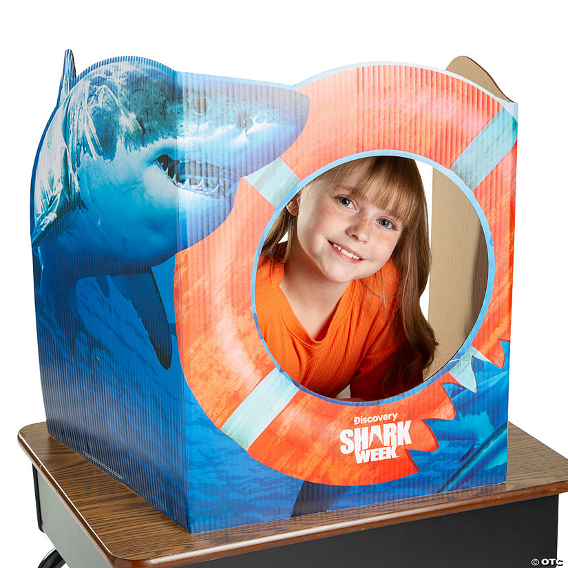 20 3/4" Discovery Shark Week&#8482; Life Preserver Tabletop Cardboard Cutout Stand-In Stand-Up Image