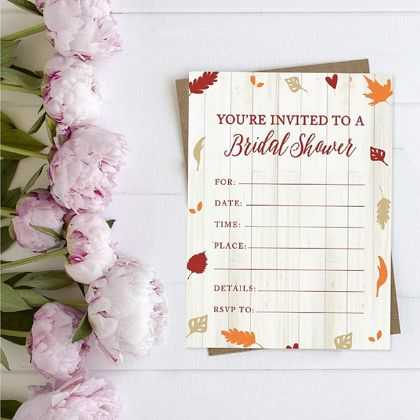 20 Fallin' in Love Bridal Invitations Image