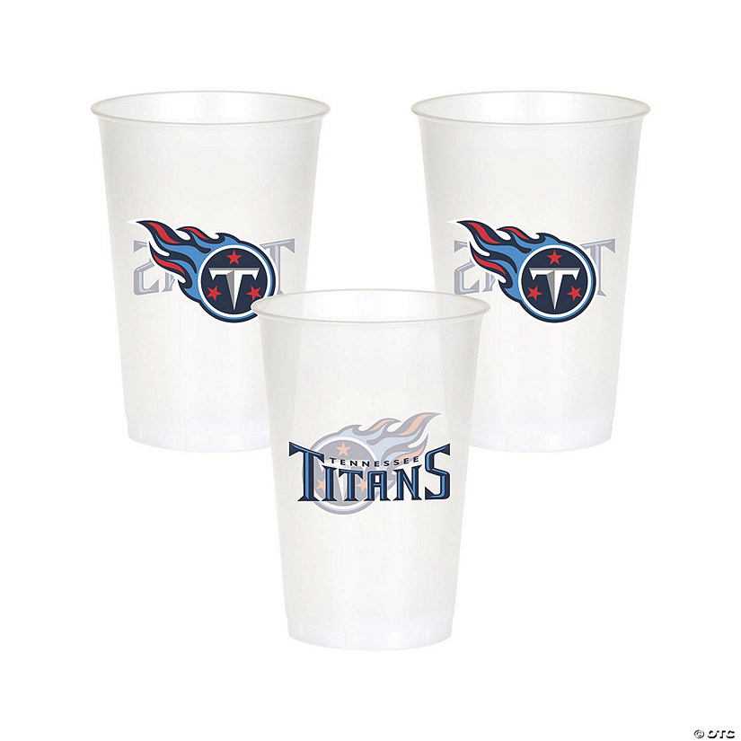 20 oz. NFL&#174; Tennessee Titans Disposable Plastic Cups - 8 Ct. Image