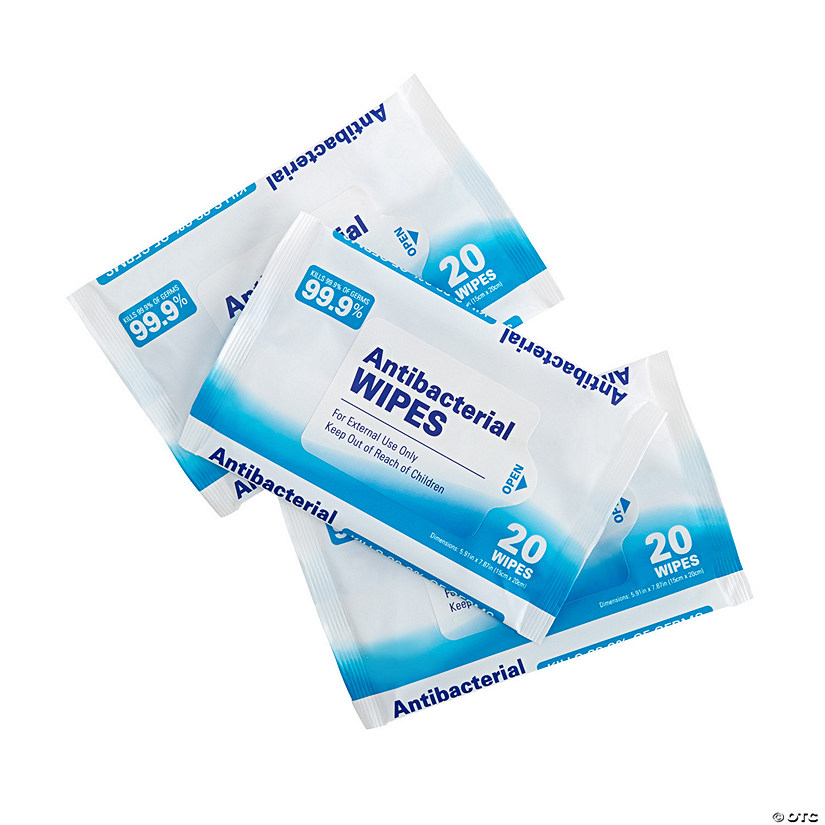 20-Pc. Disinfectant Hand Wipes - 12 Pack Image