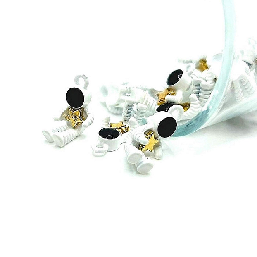 20 Pcs 3D Sitting Astronaut Charms Image
