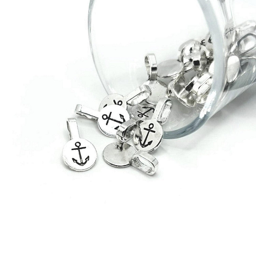20 Pcs Anchor Jewelry Bails Image