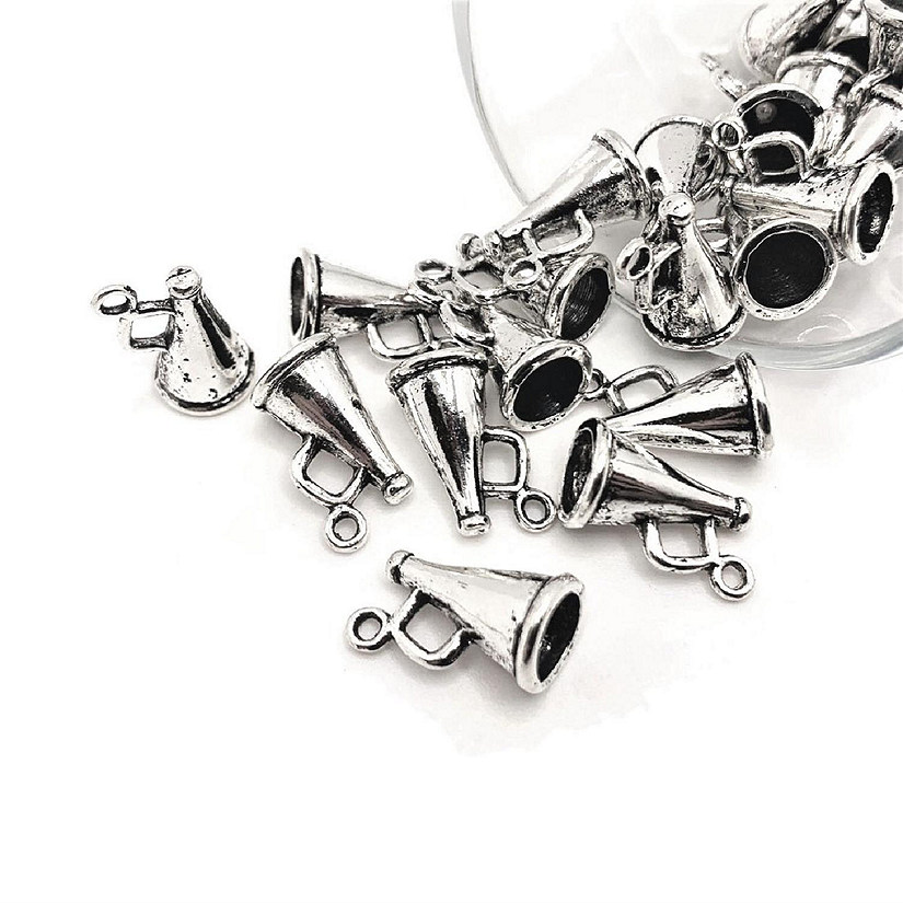 20 Pcs Cheerleading Megaphone 3D Charms Image