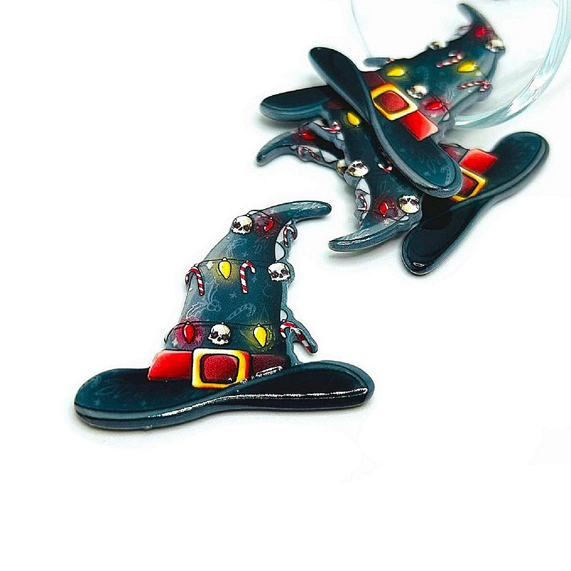 20 Pcs Christmas Witch Wizard Hat Charms Image