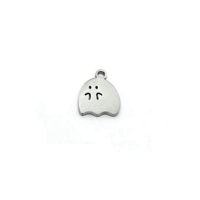 20 Pcs Cute Halloween Ghost Charms Image