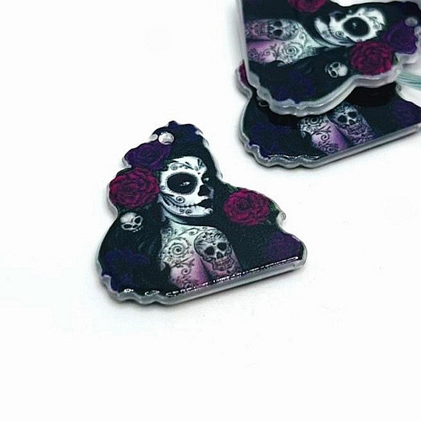 20 Pcs Dia De Los Muertos Pendant Image