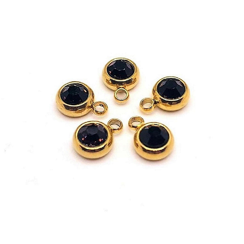 20 Pcs February Purple Charms Image