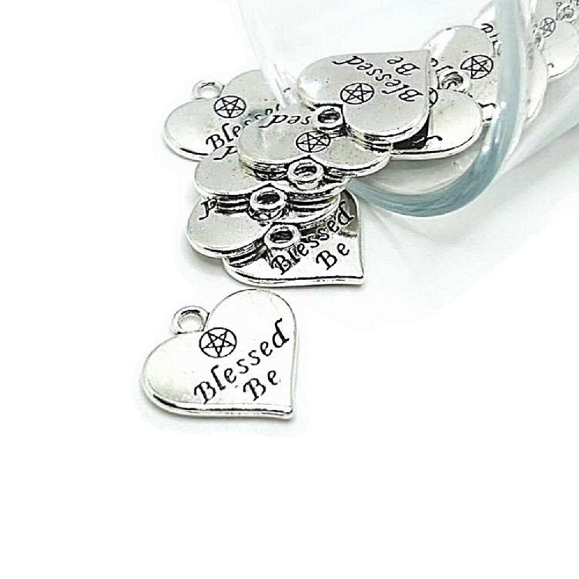 20 Pcs Halloween Blessed Be Charms Image