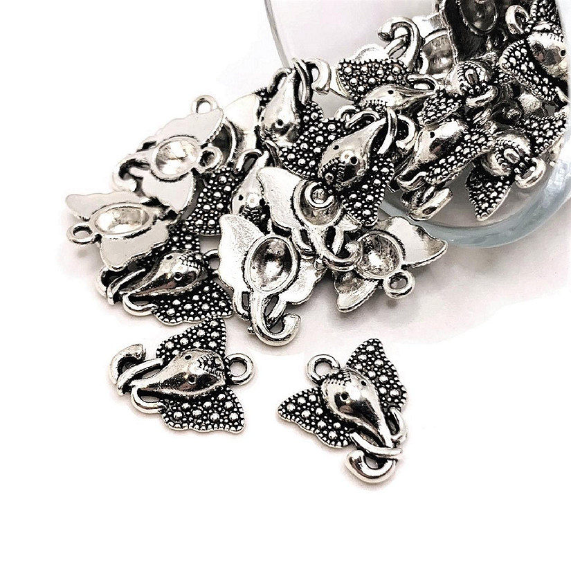 20 Pcs Tibetan Elephant Head Charms Image