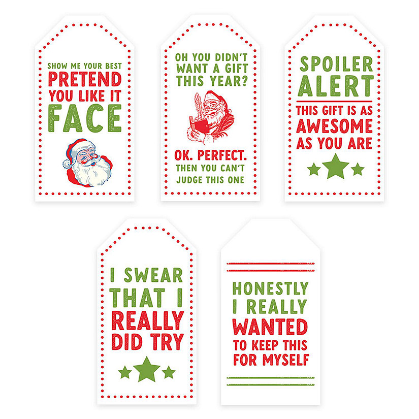 20 Silly Christmas Gift Tags Image