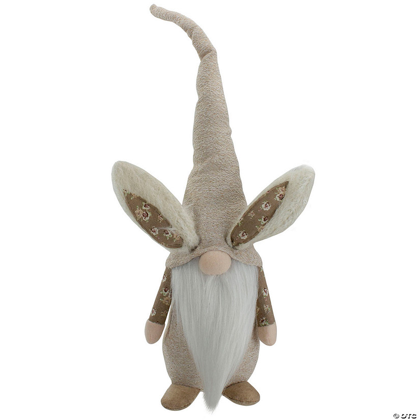 20" Standing Easter Gnome Figure with Bunny Ears Image