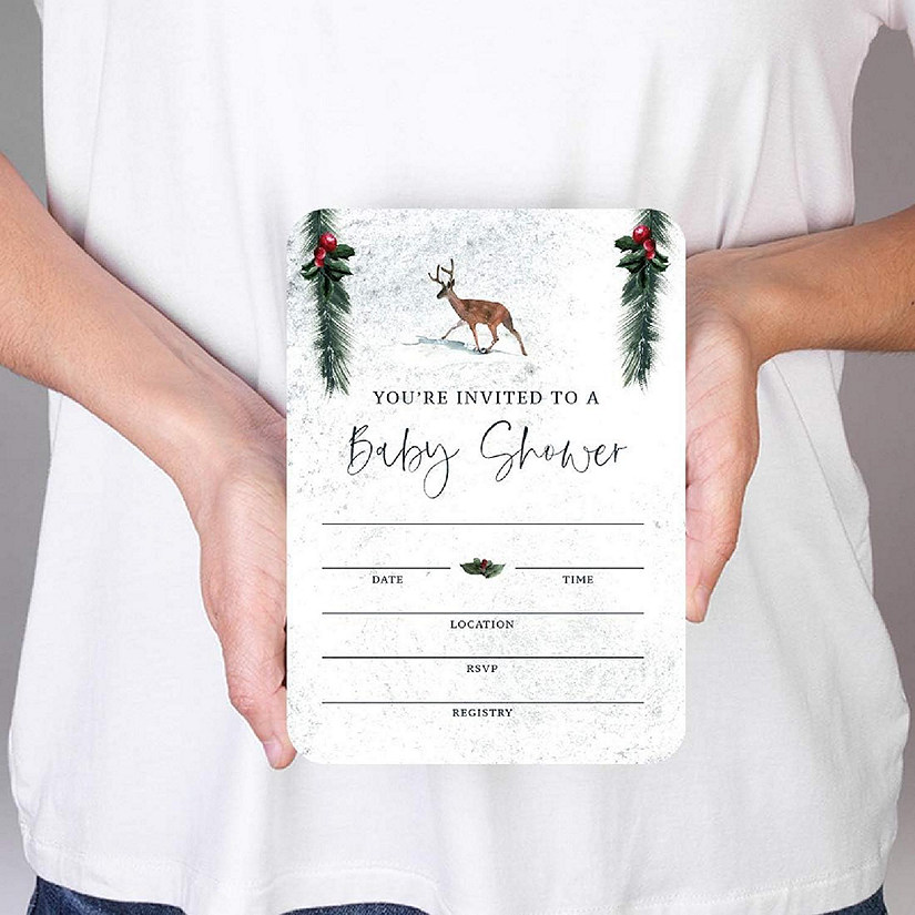 20 Winter Baby Shower Invitations Image