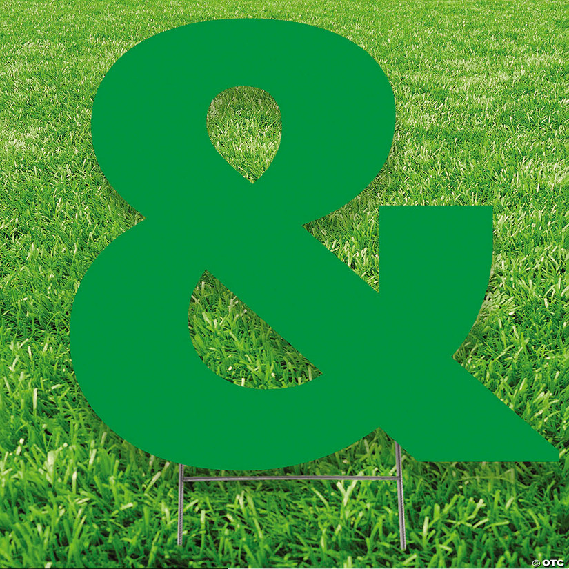 20" x 20" Ampersand & Yard Signs Image