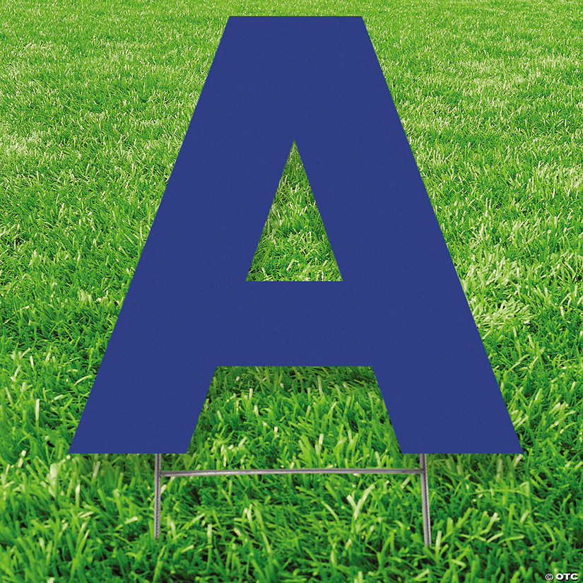20" x 20" Letter A Yard Signs Image