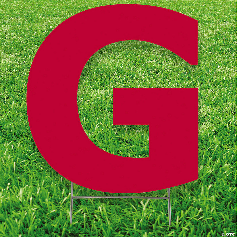 20" x 20" Letter G Yard Signs Image