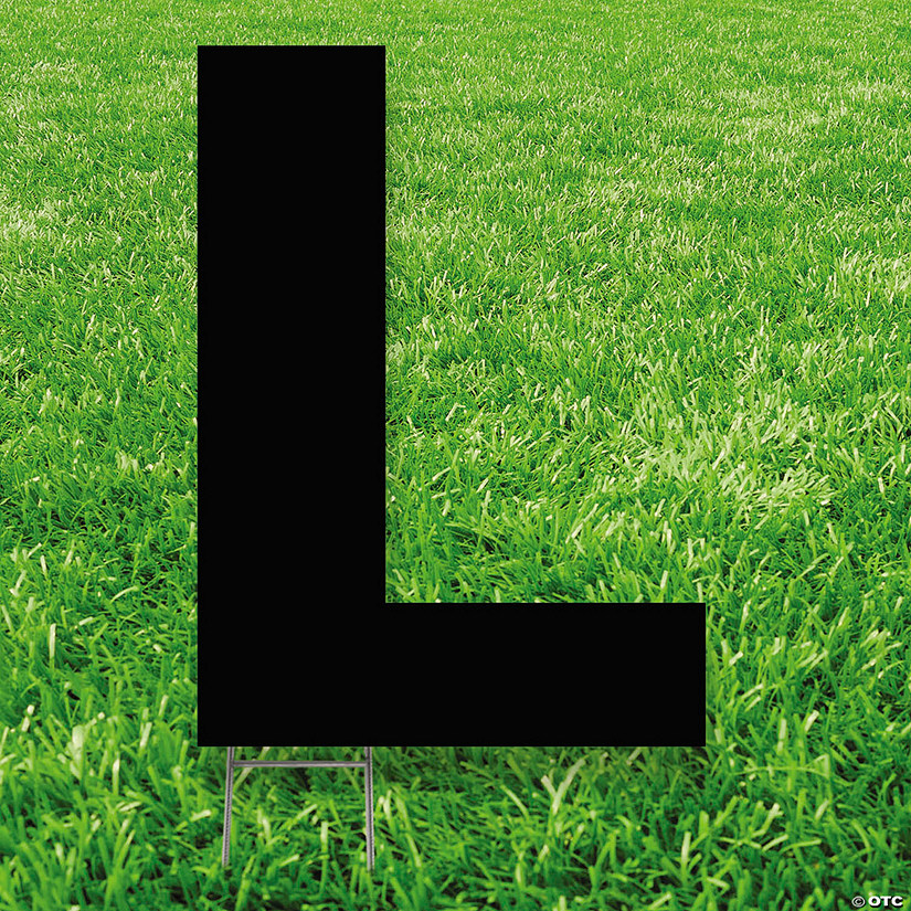 20" x 20" Letter L Yard Signs Image