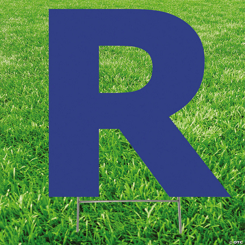 20" x 20" Letter R Yard Signs Image