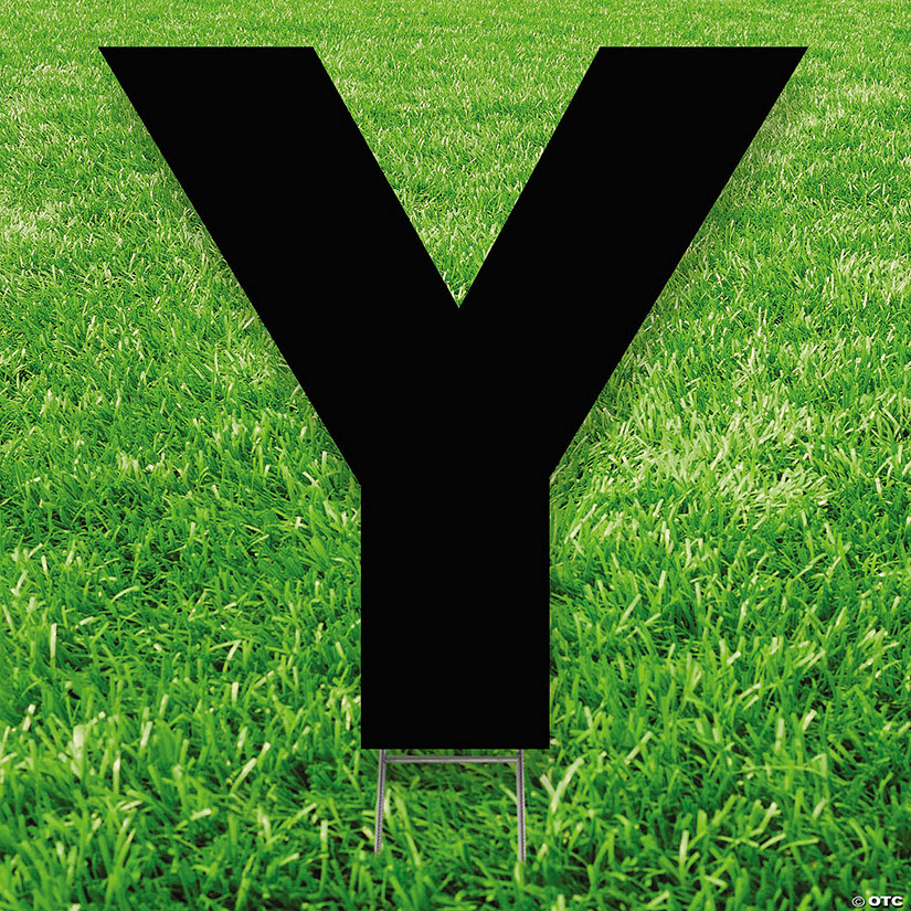 20" x 20" Letter Y Yard Signs Image