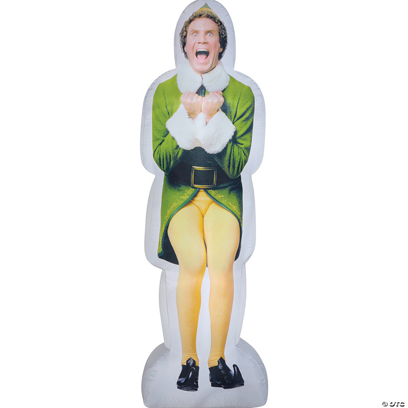 20" x 6 Ft. Airblown<sup>&#174;</sup> Buddy the Elf&#8482; Inflatable Christmas Yard Decoration Image