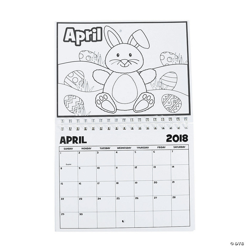 2018 Color Your Own Calendar Discontinued