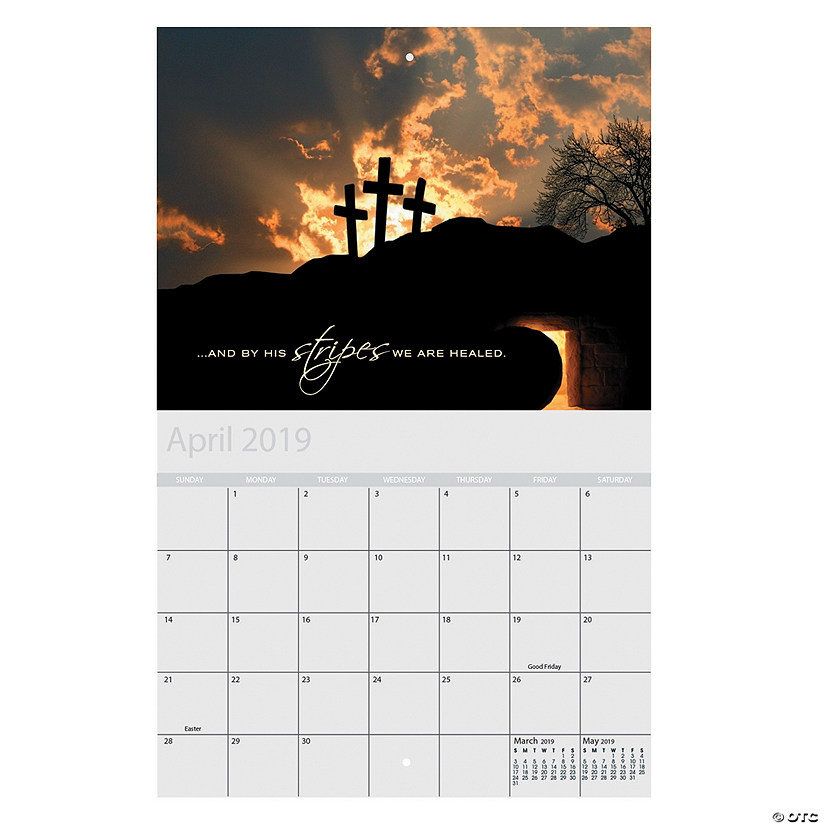 2019 Religious Wall Calendar Oriental Trading
