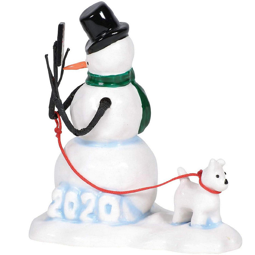 2020 Department 56 Snow Village Lucky the Snowman Accessory