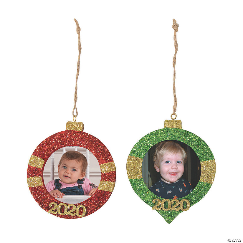 2020 Glitter Picture Frame Ornaments | Oriental Trading