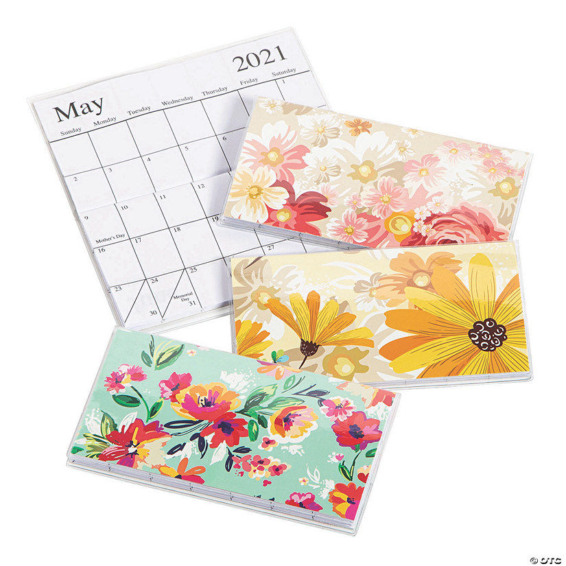 2021-2022-floral-pocket-calendars-oriental-trading