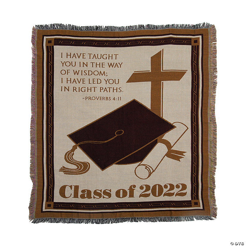 2022 Religious Graduation Throw Image