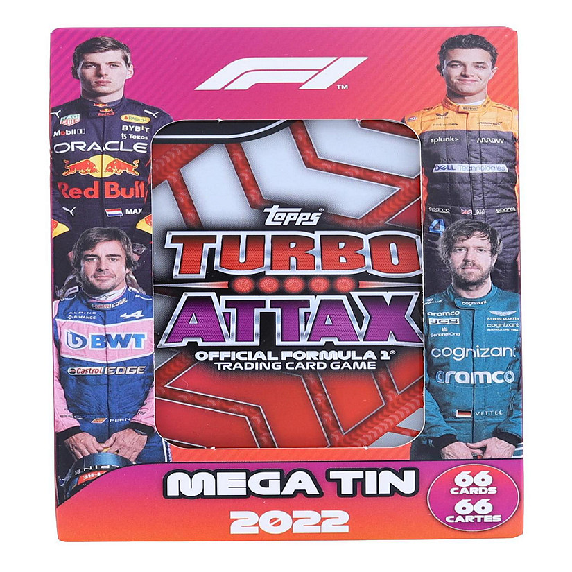 2022 Topps Formula 1 Racing Turbo Attax Mega Tin  Hall of Fame Image