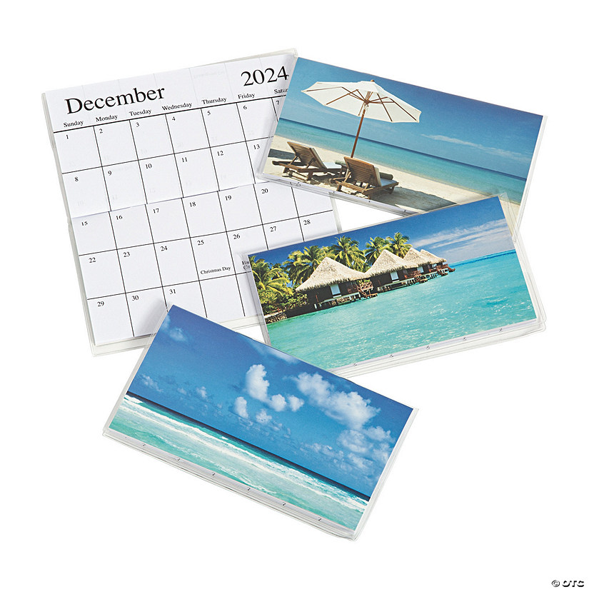 2023 - 2024 Tropical Pocket Calendars - 12 Pc. - Discontinued