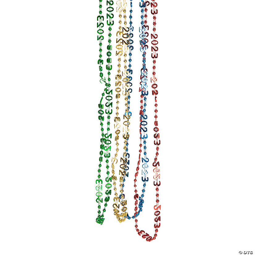 2023 Bright Beaded Necklaces - 24 Pc.	 Image