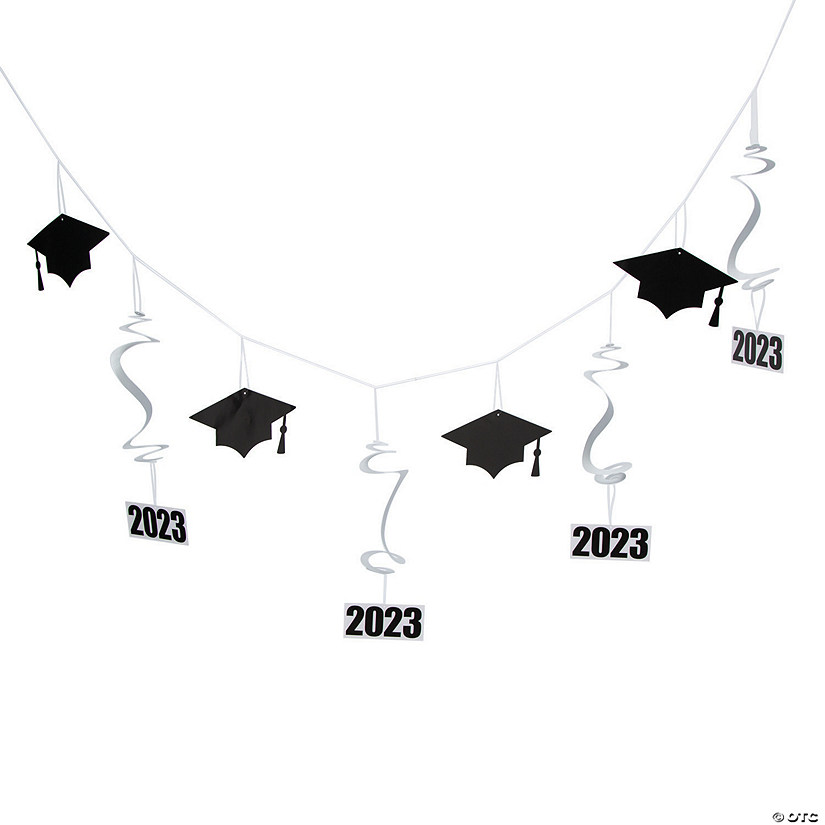 2023 Graduation Cap Hanging Garland Image